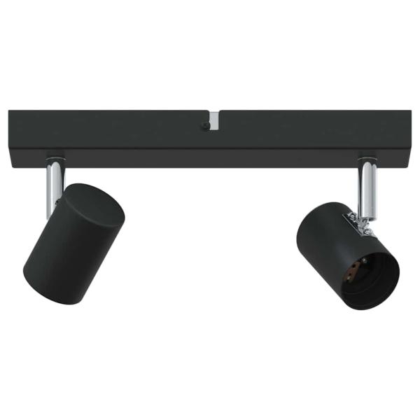 Deckenstrahler 2 Wege verstellbar Schwarz E27