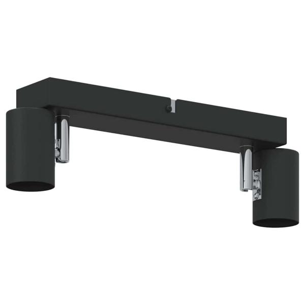 Deckenstrahler 2 Wege verstellbar Schwarz E27