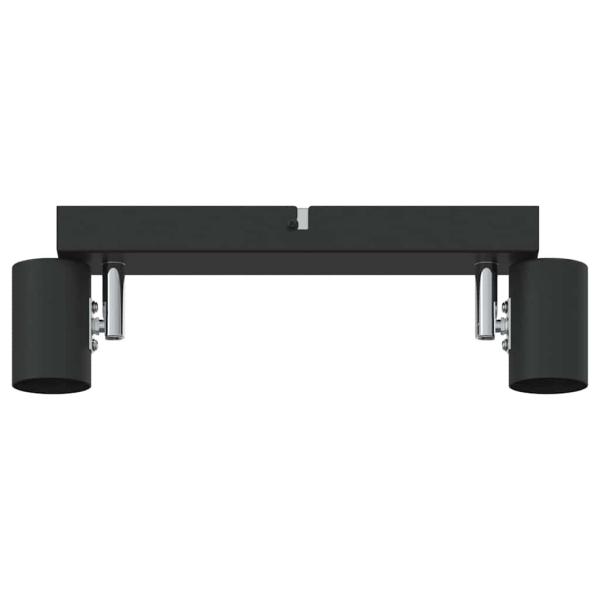 Deckenstrahler 2 Wege verstellbar Schwarz E27
