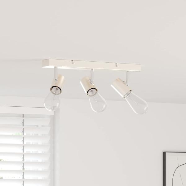 ARDEBO.de - Deckenstrahler 3-Wege Verstellbare Gebürstetes Nickel E27