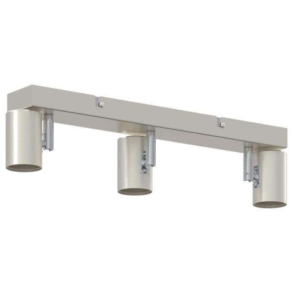 Deckenstrahler 3-Wege Verstellbare Gebürstetes Nickel E27