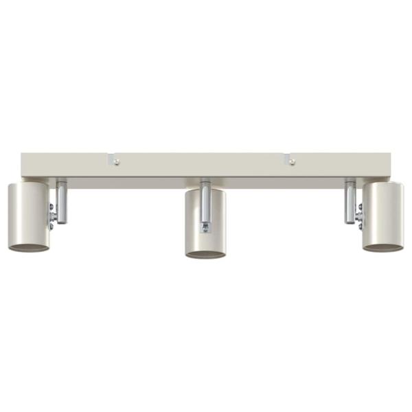 Deckenstrahler 3-Wege Verstellbare Gebürstetes Nickel E27