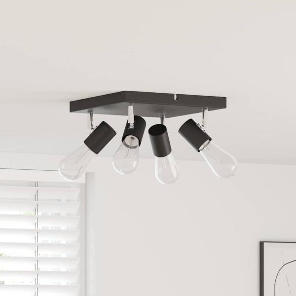 ARDEBO.de - Deckenstrahler 4-Weg verstellbar Schwarz E27