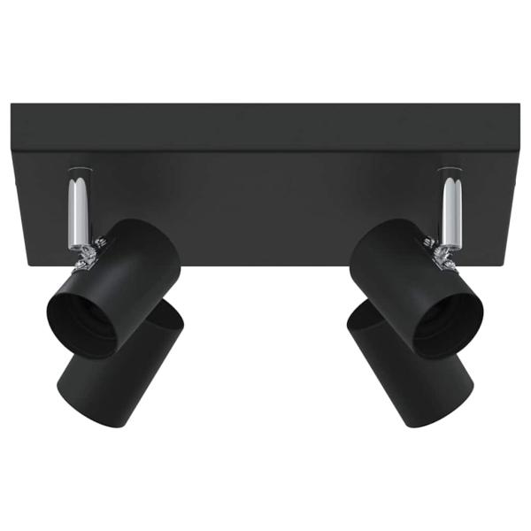 Deckenstrahler 4-Weg verstellbar Schwarz E27