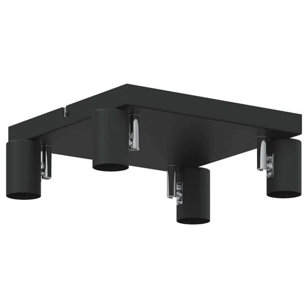 Deckenstrahler 4-Weg verstellbar Schwarz E27