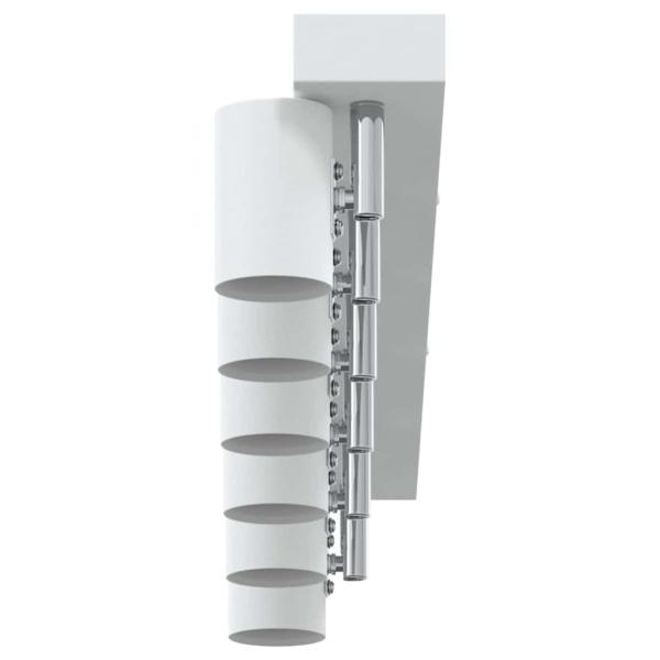 Deckenstrahler 6 Wege verstellbar Weiß E27