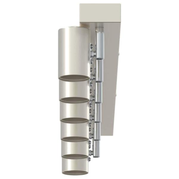 Deckenstrahler 6-fach Verstellbar Gebürstet Nickel E27