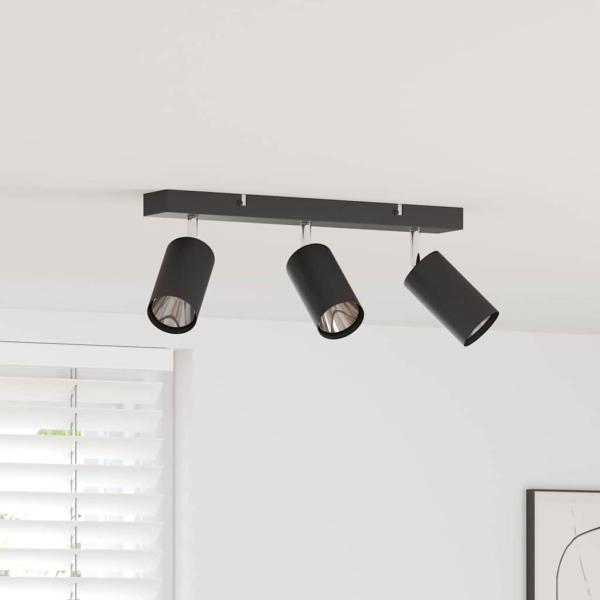 ARDEBO.de - Deckenstrahler 3-Wege verstellbar Schwarz GU10