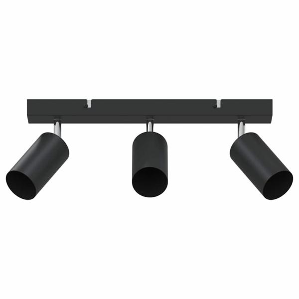 Deckenstrahler 3-Wege verstellbar Schwarz GU10