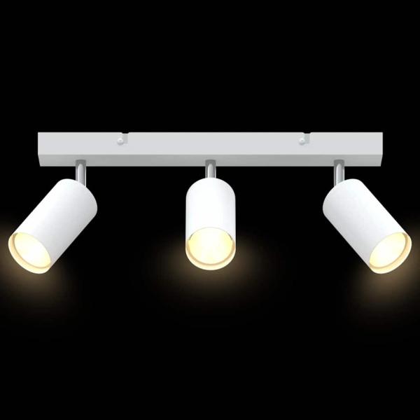 Deckenstrahler 3 Wege verstellbar weiß GU10
