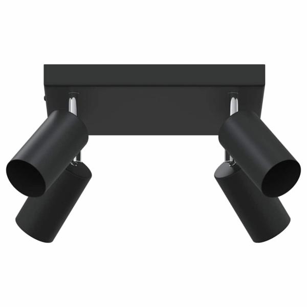 Decken-Spotlight 4-Wege verstellbar Schwarz GU10