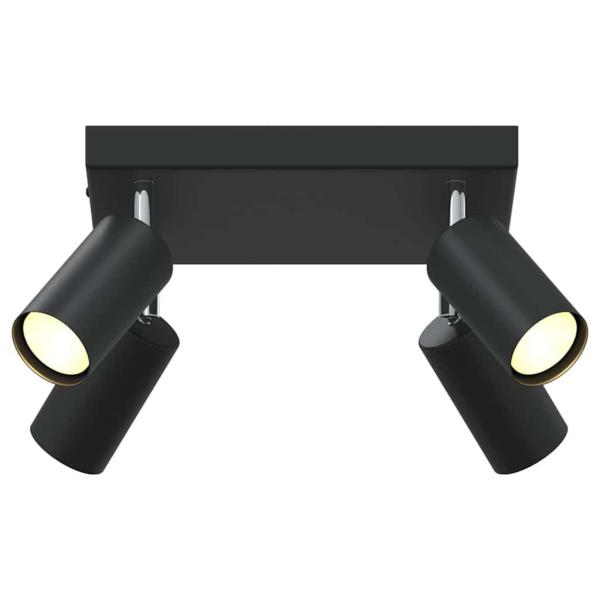 Decken-Spotlight 4-Wege verstellbar Schwarz GU10