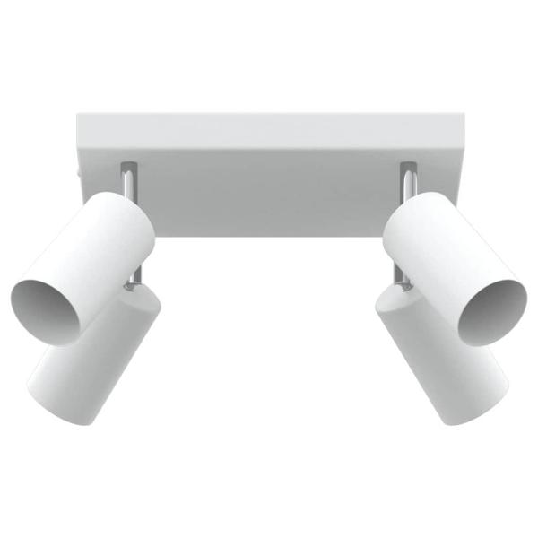 Deckenstrahler 4-Wege Verstellbar Weiß GU10