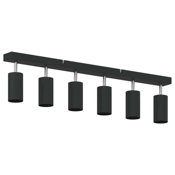 Deckenstrahler mit Strahlern Schwarz 73 x 6 x 16 cm Metall