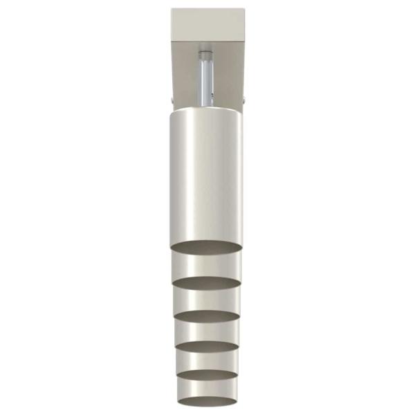 Deckenstrahler 6-fach verstellbar Gebürstetes Nickel GU10