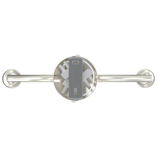 Deckenstrahler 2 Wege verstellbar Gebürstetes Nickel GU10