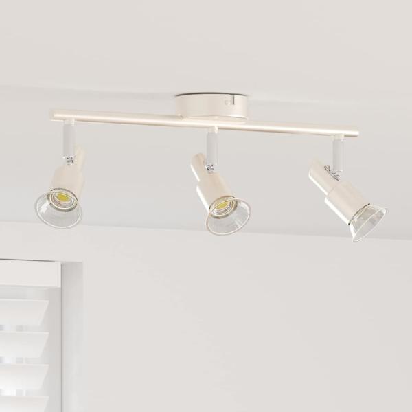 ARDEBO.de - Decken-Spotlight 3 Wege Verstellbar Gebürstetes Nickel GU10