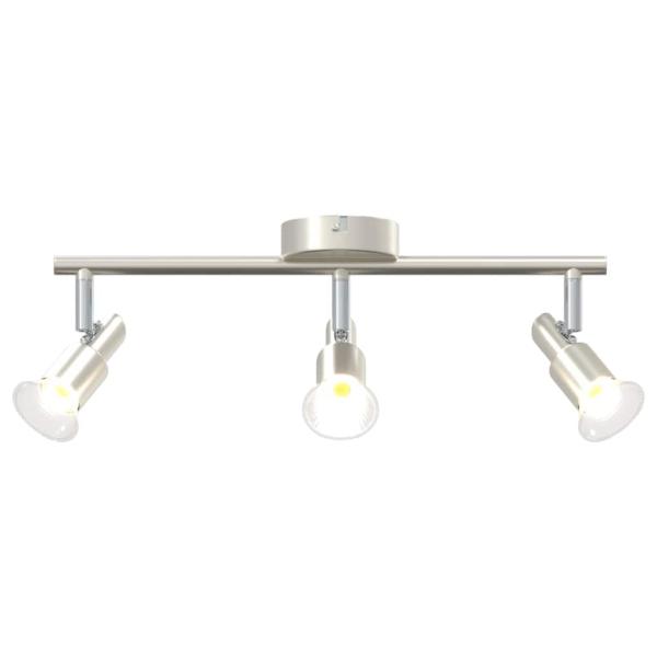 Decken-Spotlight 3 Wege Verstellbar Gebürstetes Nickel GU10