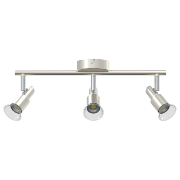 Decken-Spotlight 3 Wege Verstellbar Gebürstetes Nickel GU10
