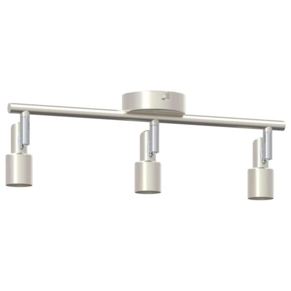 Decken-Spotlight 3 Wege Verstellbar Gebürstetes Nickel GU10