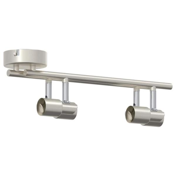 Deckenstrahler 4-Fach Verstellbar Gebürstetes Nickel GU10