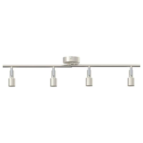 Deckenstrahler 4-Fach Verstellbar Gebürstetes Nickel GU10