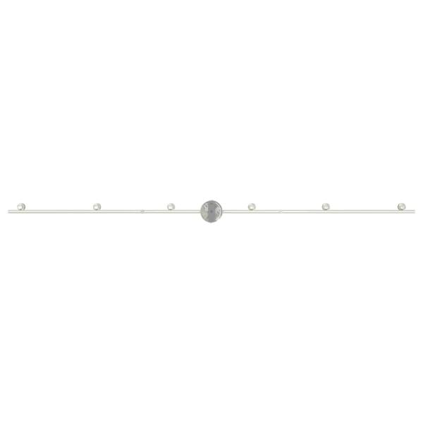Deckenstrahler 6-fach verstellbar Gebürstetes Nickel GU10