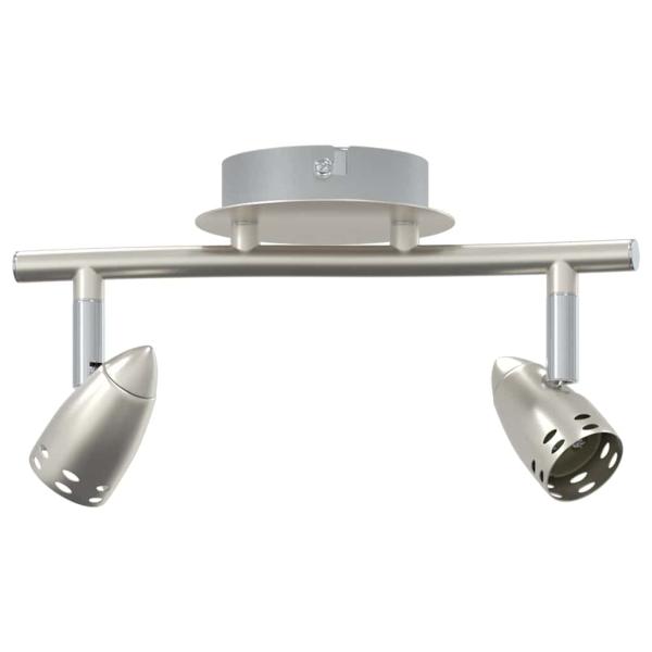 Decken-Spotlight 2 Wege verstellbar Matt Nickel GU10