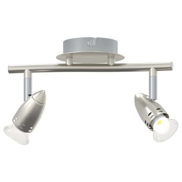 Decken-Spotlight 2 Wege verstellbar Matt Nickel GU10