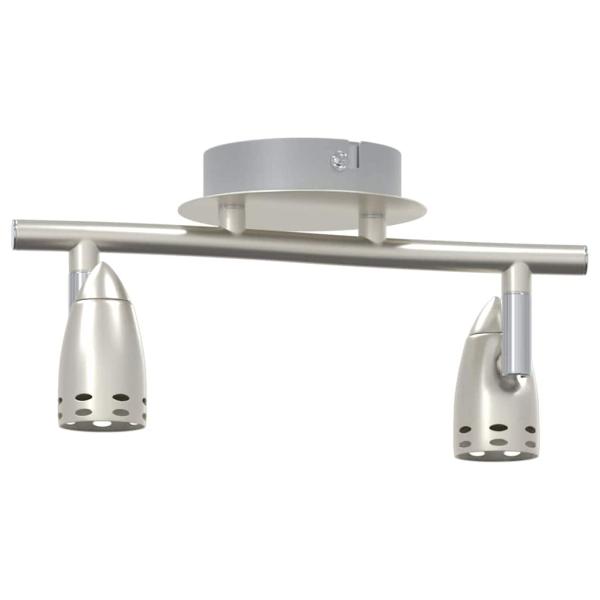 Decken-Spotlight 2 Wege verstellbar Matt Nickel GU10