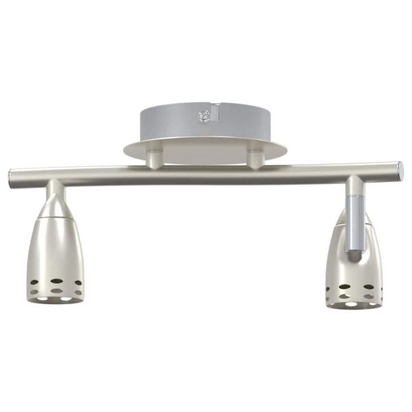 Decken-Spotlight 2 Wege verstellbar Matt Nickel GU10