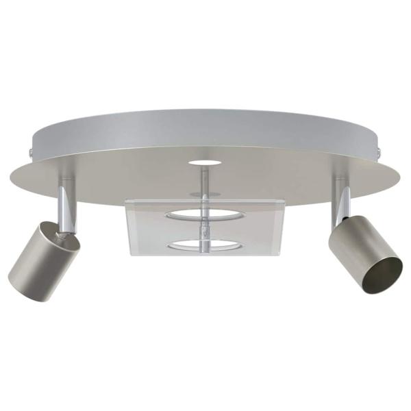 Deckenstrahler mit 2 verstellbaren Köpfen Matte Nickel GU10