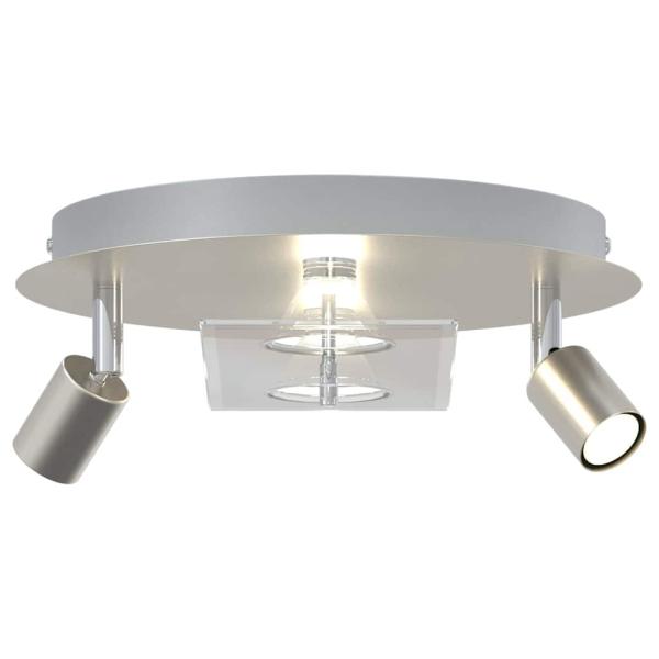 Deckenstrahler mit 2 verstellbaren Köpfen Matte Nickel GU10