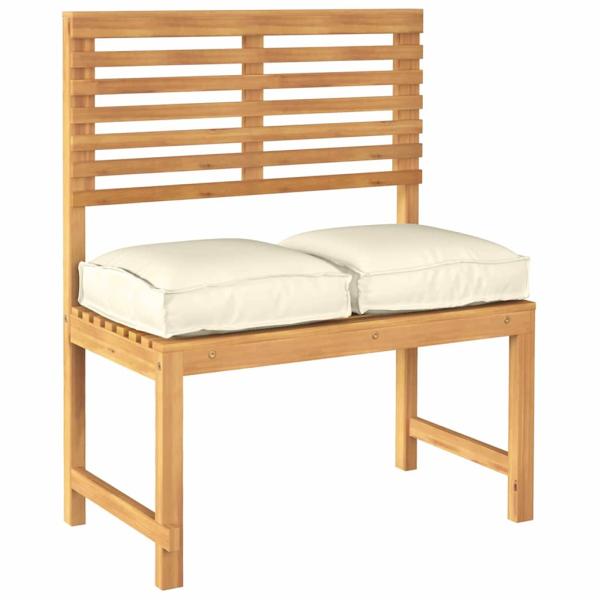 Pallet Kissen für Sitz 2 Stück Creme 40x40x8 cm Oxford-Stoff