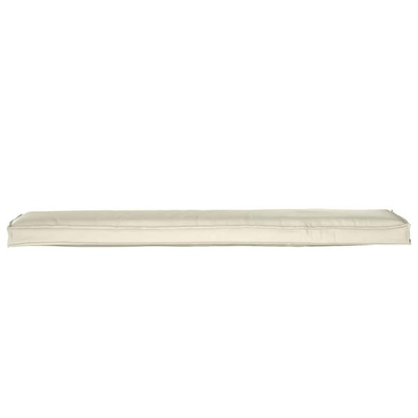 Palettencushion für Bank Creme 180x40x8 cm Oxford-Stoff
