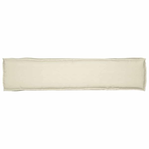 Palettencushion für Bank Creme 180x40x8 cm Oxford-Stoff