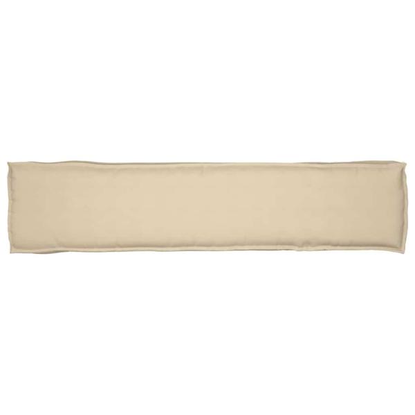 ARDEBO.de - Palettensofakissen Beige 180x40x8 cm Oxford-Stoff