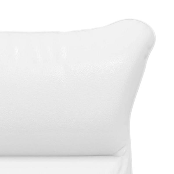 Entspannungsstuhl Weiß Kunstleder