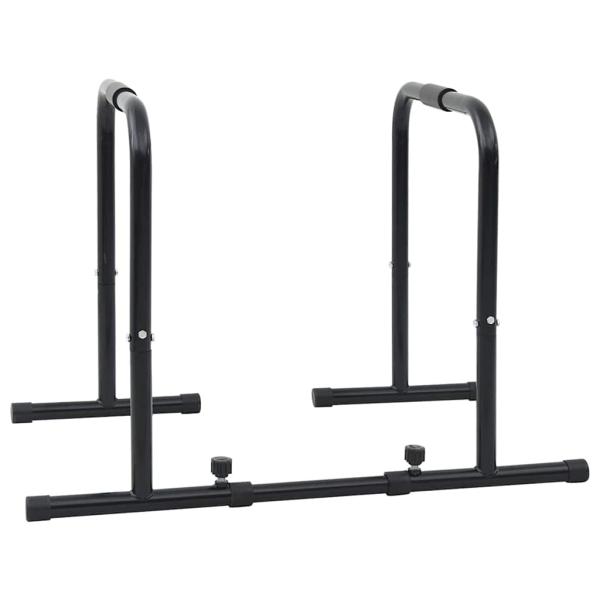 Dip-Bar mit verstellbarer Länge, 300 kg Kapazität, 96-117x67x75 cm Stahl