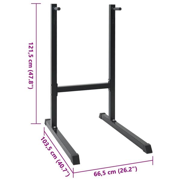 Dip-Ständer 120 kg 66x104x122 cm Stahl