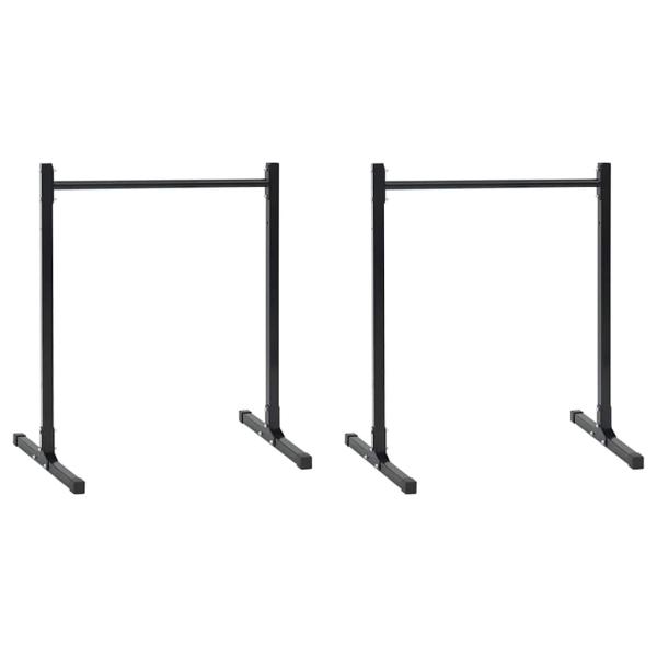 ARDEBO.de - Dip Stations 2 Stück Höhenverstellbar 88.5/98.5 cm Stahl