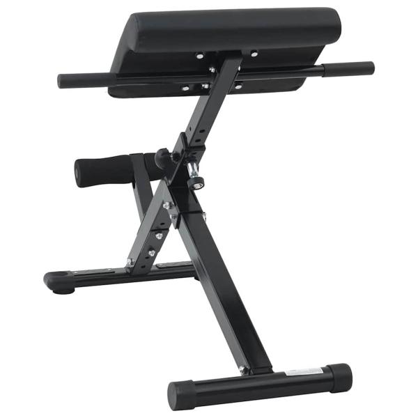 Hyperextensionsbank 120 kg faltbar und verstellbar aus Stahl