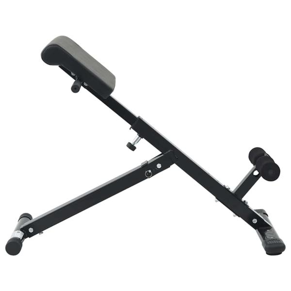 Hyperextensionsbank 120 kg faltbar und verstellbar aus Stahl
