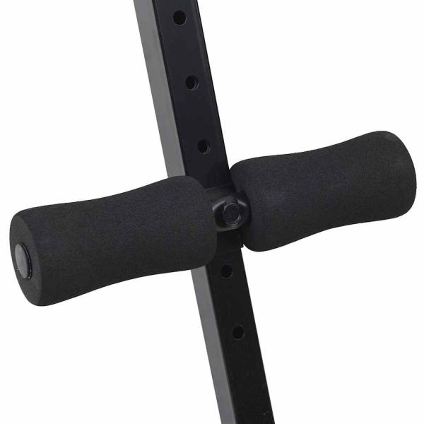 Sitzbank 150 kg Faltbar und Höhenverstellbar 48-68 cm Stahl