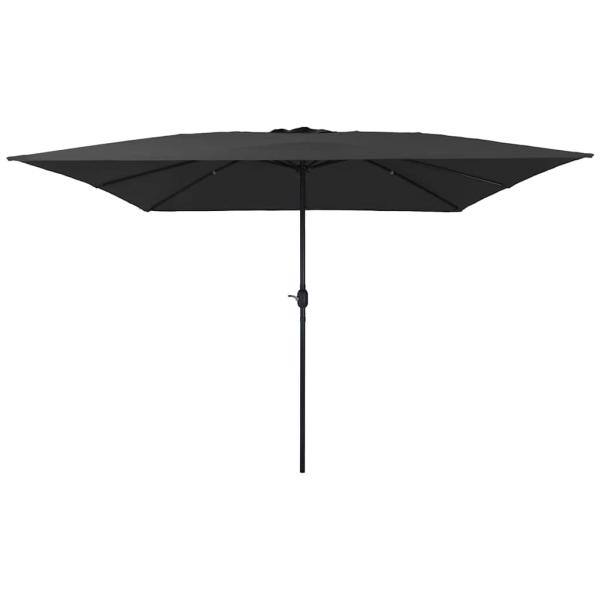 ARDEBO.de - Quadratischer Gartenparasol 295x245 cm Anthrazit