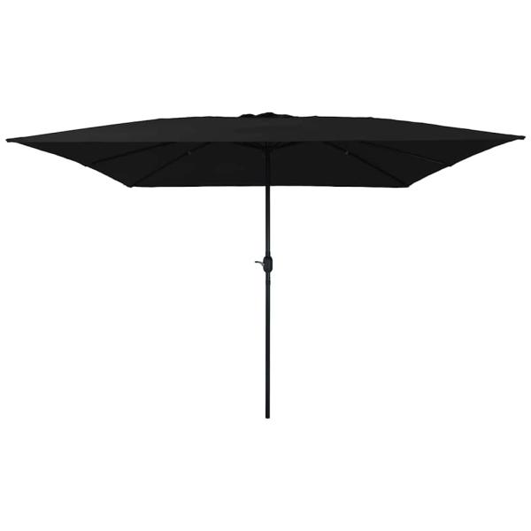 ARDEBO.de - Quadrat Gartenparasol 295x245 cm Schwarz