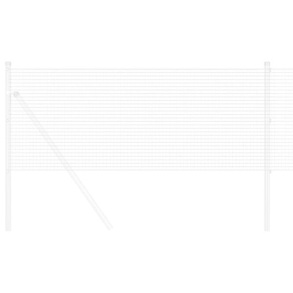Geschweißter Drahtzaun 0.4x25 m Verzinkter Stahl