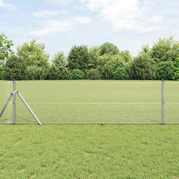ARDEBO.de - Schweißdrahtzaun 0,8x25 m Verzinkter Stahl