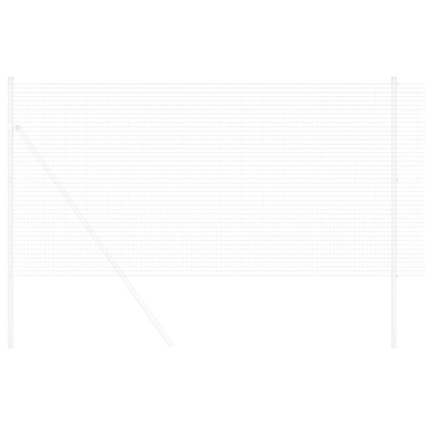 Geschweißter Drahtzaun 1,2x25 m Verzinkter Stahl