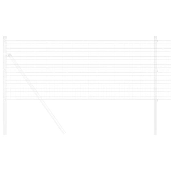 Geschweißter Drahtzaun 0.6x50 m Feuerverzinkter Stahl